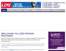 Tablet Screenshot of ldsmotorfactors.com